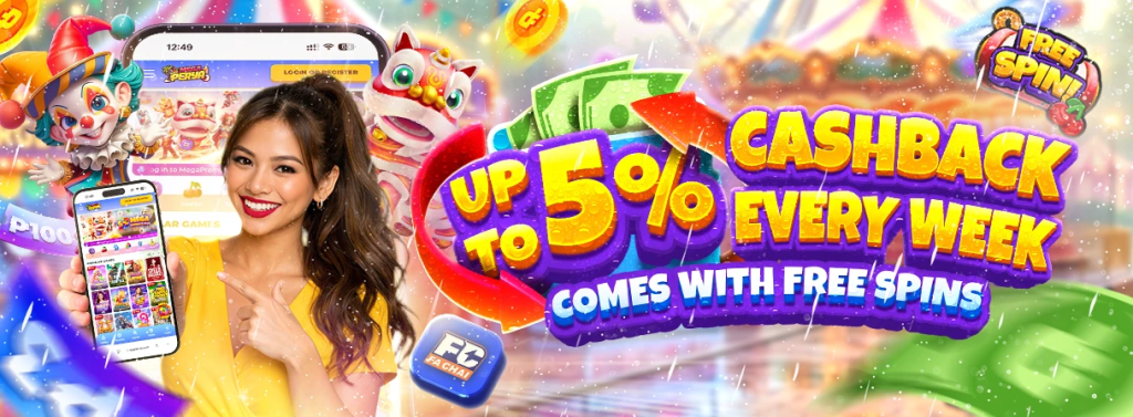 MegaPerya's Weekly Cashback Bonus